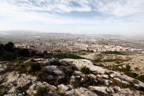 Paisaje de Villena 2016, vista desde la Sierra de la Villa. Fuente: Santi Hernández.